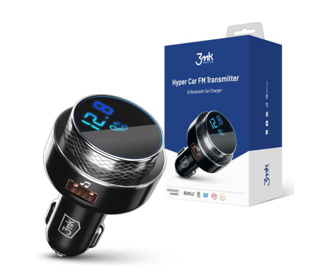 3mk Transmiter FM Hyper Car (Bluetooth, USB, microSD) - 1050536 - zdjęcie 4